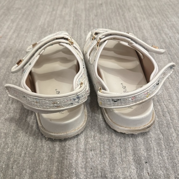 Public Desire White Dad Sandals - Picture 3 of 4